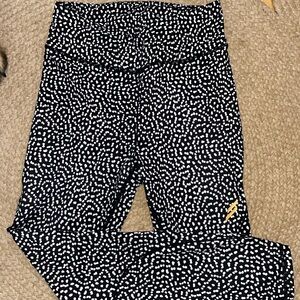 “ Do you even” Black and White Patterned Leggings